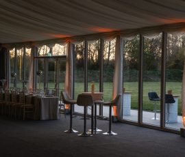 Wedding celebration at Meadow Tree Marquee