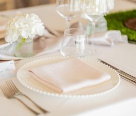 Wedding and celebration setting at Meadow Tree Marquee